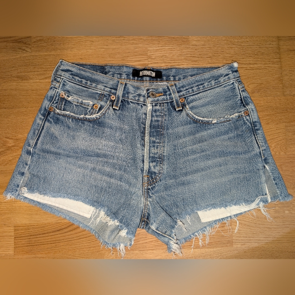 Reformation Reworked Levi's Shorts